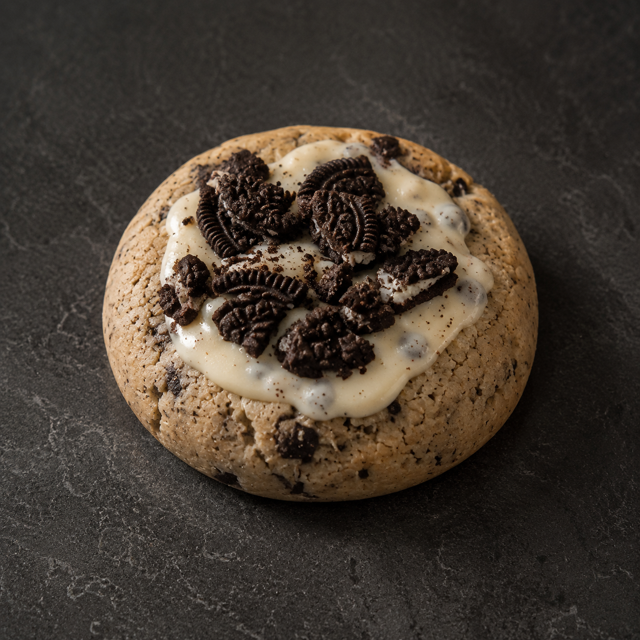 Gourmet Cookies and Crème cookie inspired by CookWithBleu's original